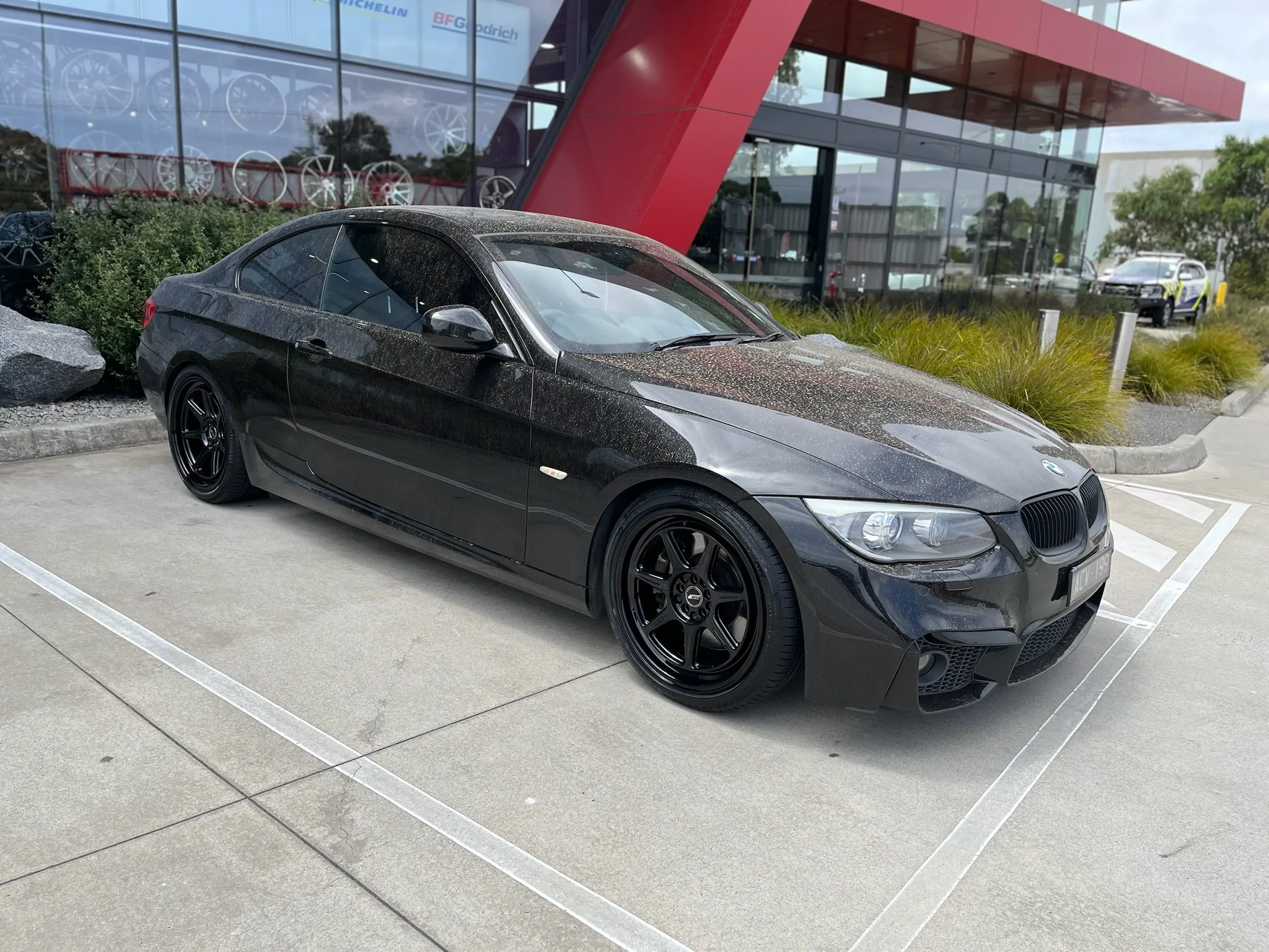 BMW 335 with JSR ST35 19 INCH STAGGERED WHEELS |  | BMW